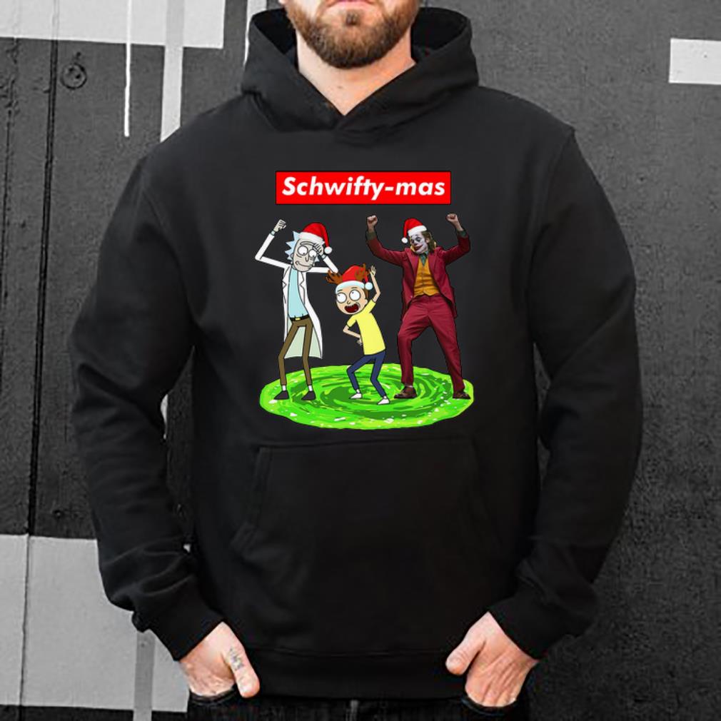 Premium Schwifty mas Rick Morty And Joker Dancing shirt 4 - Premium Schwifty-mas Rick Morty And Joker Dancing shirt