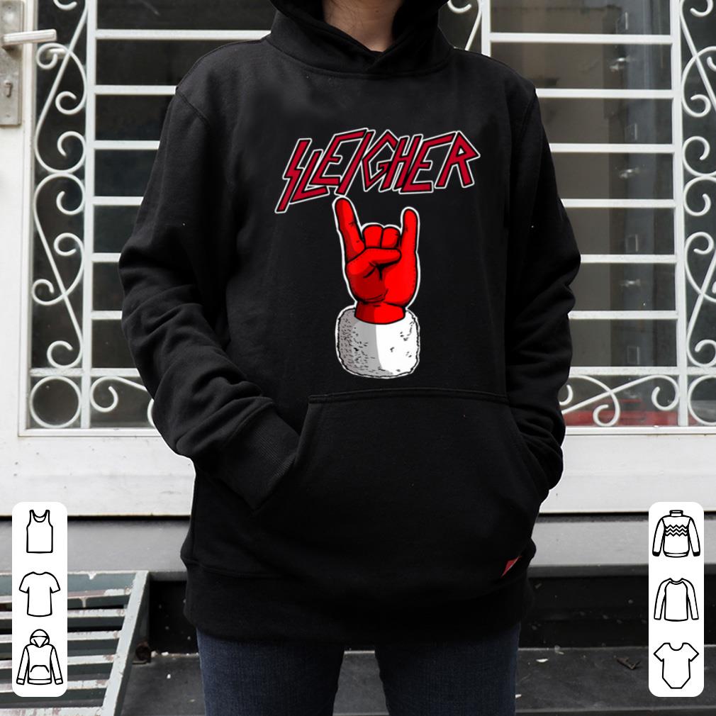 Premium Sleigher Santa Claus Metal Christmas funny Hail Santa shirt 4 - Premium Sleigher Santa Claus Metal Christmas funny Hail Santa shirt