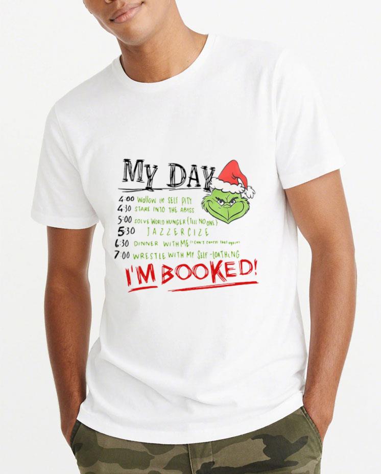 Premium The Grinch My Day I m Booked shirt 4 - Premium The Grinch My Day I’m Booked shirt