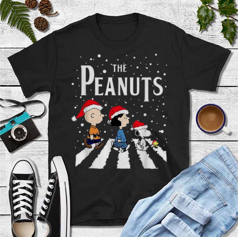 Premium The Peanuts Snoopy Abbey Road Christmas shirt 4 - Premium The Peanuts Snoopy Abbey Road Christmas shirt