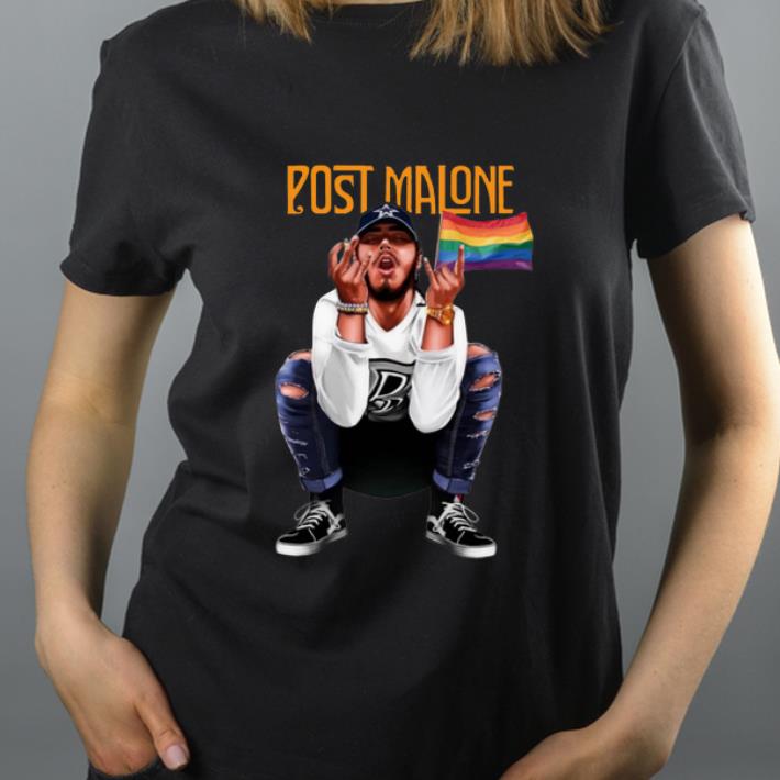 Pretty American Rapper LGBT Flag Post Malone shirt 4 - Pretty American Rapper LGBT Flag Post Malone shirt