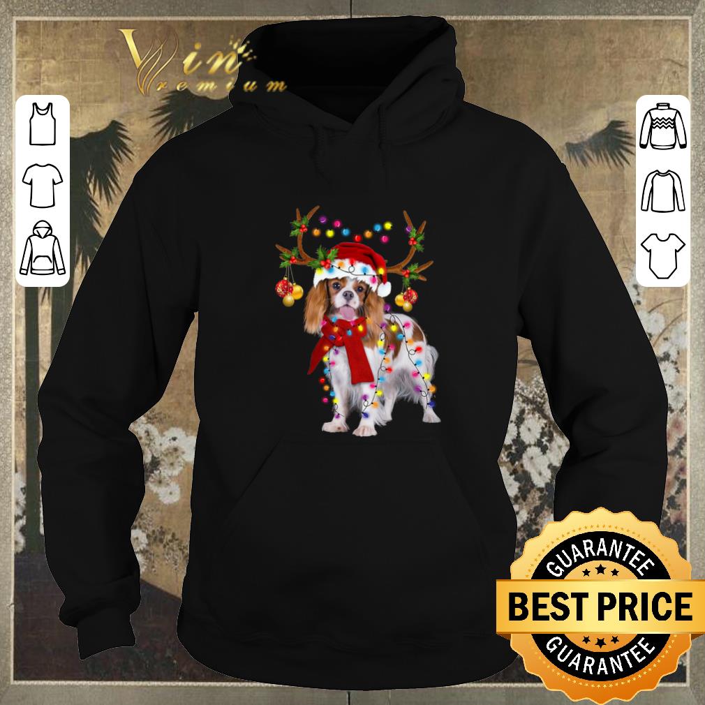 Pretty Cavalier King reindeer Christmas shirt 4 - Pretty Cavalier King reindeer Christmas shirt