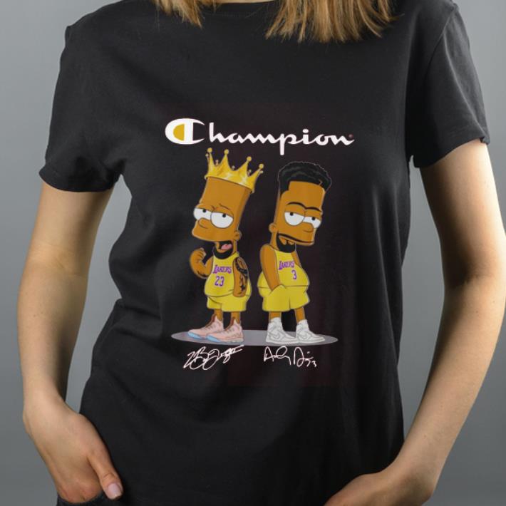 Pretty Champion Lebron James Jersey Lakers The Simpsons Signatures shirt 4 - Pretty Champion Lebron James Jersey Lakers The Simpsons Signatures shirt