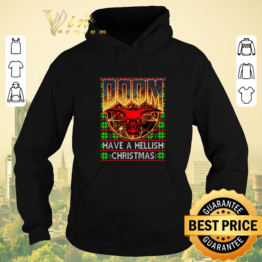 Pretty DOOM Have a Hellish Christmas shirt sweater Pretty DOOM Have a Hellish Christmas shirt sweater 4 - Pretty DOOM Have a Hellish Christmas shirt sweater