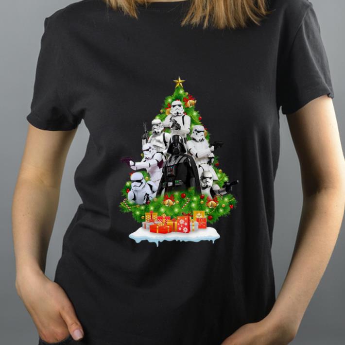 Pretty Darth vader and Stormtrooper Christmas Tree shirt 4 - Pretty Darth vader and Stormtrooper Christmas Tree shirt