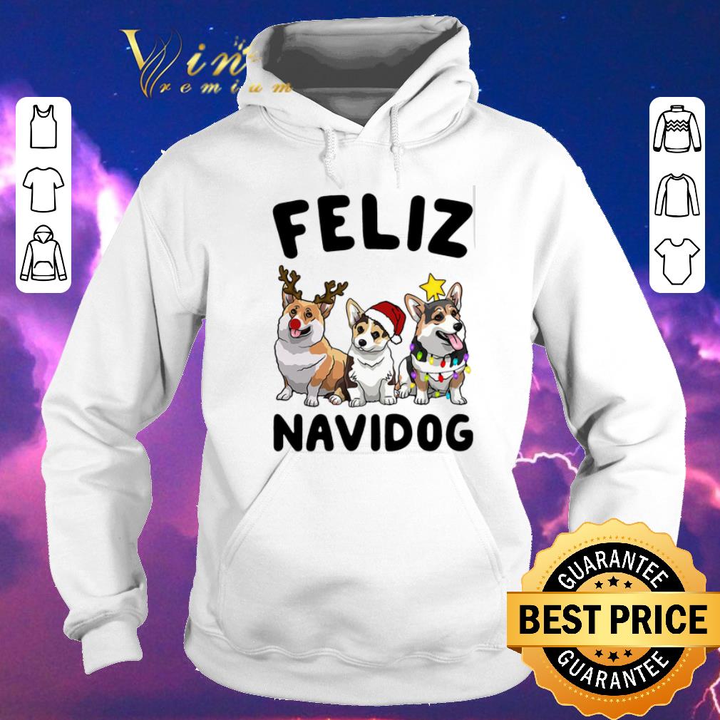 Pretty Feliz Navidog Corgi Christmas shirt sweater 4 - Pretty Feliz Navidog Corgi Christmas shirt sweater