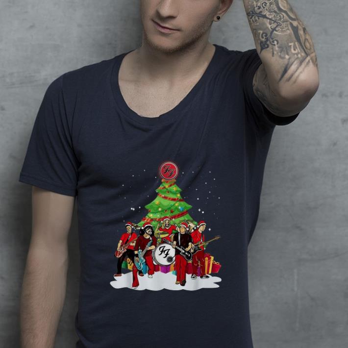 Pretty Foo Fighters Christmas Tree FF Rock Band shirt 4 - Pretty Foo Fighters Christmas Tree FF Rock Band shirt
