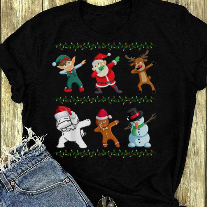Pretty Funny Dabbing Santa Bichon Frise And Friends Christmas shirt 4 - Pretty Funny Dabbing Santa Bichon Frise And Friends Christmas shirt
