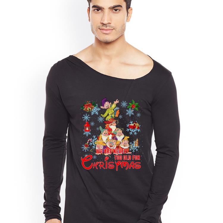 Pretty Grumpy Christmas Tree We Are Never Too Old For Christmas shirt 4 - Pretty Grumpy Christmas Tree We Are Never Too Old For Christmas shirt