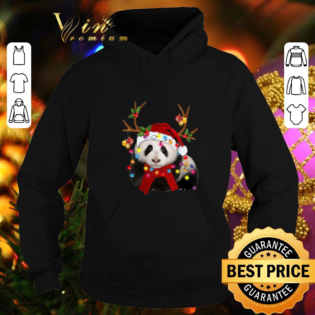 Pretty Panda Reindeer Christmas shirt 4 - Pretty Panda Reindeer Christmas shirt