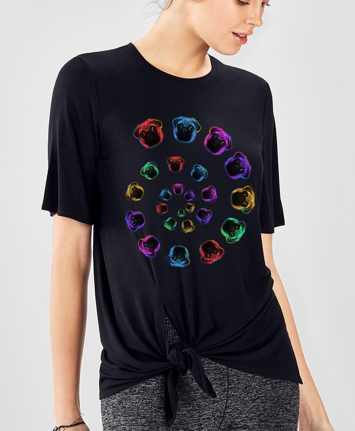 Pretty Pug Dog Lover Spiral Galaxy Colorful shirt 4 - Pretty Pug Dog Lover Spiral Galaxy Colorful shirt