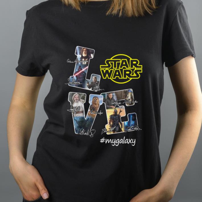 Pretty Star Wars My Galaxy Love Signatures shirt 4 - Pretty Star Wars My Galaxy Love Signatures shirt