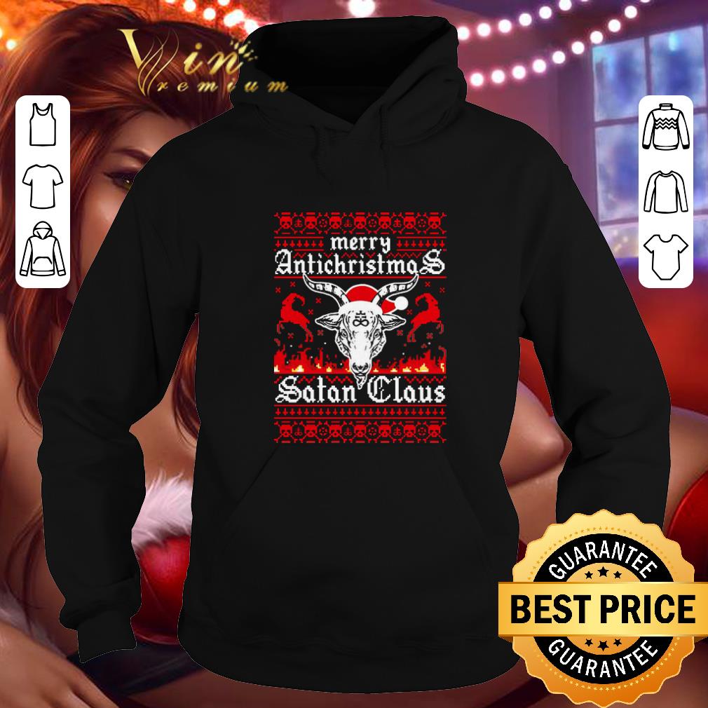 Pretty merry antichristmas Satan Claus ugly Christmas sweater 4 - Pretty merry antichristmas Satan Claus ugly Christmas sweater