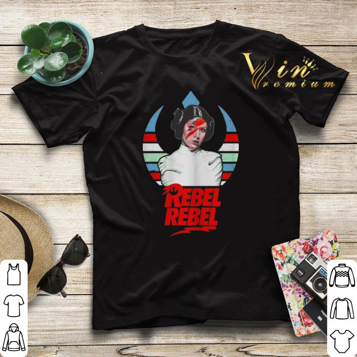 Princess Leia David Bowie Rebel Rebel shirt sweater 4 - Princess Leia David Bowie Rebel Rebel shirt sweater