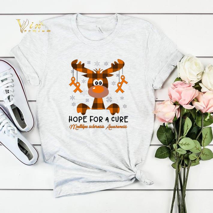 Reindeer hope for a cure Multiple Sclerosis Awareness shirt Reindeer hope for a cure Multiple Sclerosis Awareness shirt 4 - Reindeer hope for a cure Multiple Sclerosis Awareness shirt