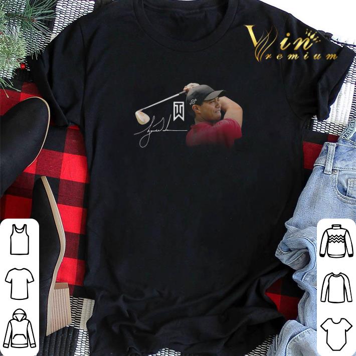 Signature Tiger Woods golf player shirt 2 - Signature Tiger Woods golf player shirt