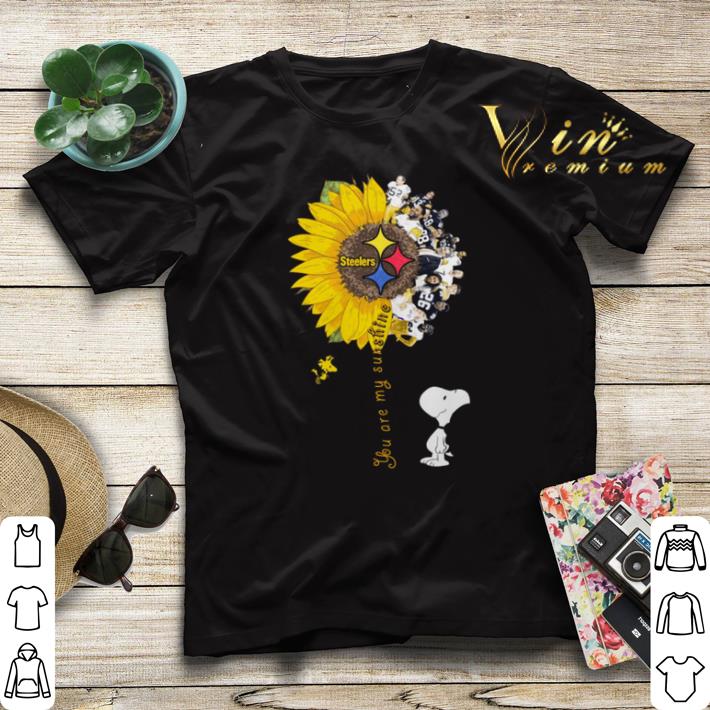 Snoopy Woodstock you are my sunshine Pittsburgh Steelers shirt sweater 4 - Snoopy Woodstock you are my sunshine Pittsburgh Steelers shirt sweater