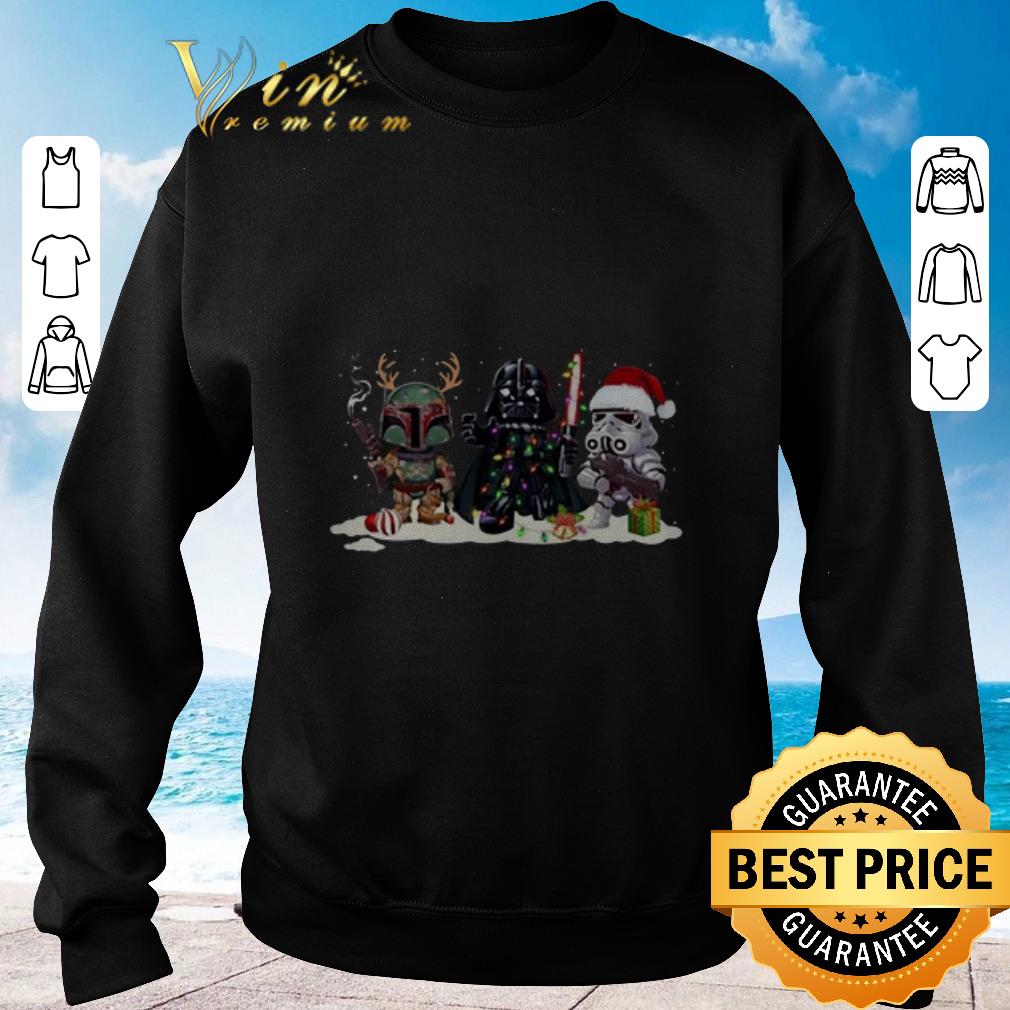 Stormtrooper Darth Vader Boba Fett Christmas shirt Stormtrooper Darth Vader Boba Fett Christmas shirt 4 - Stormtrooper Darth Vader Boba Fett Christmas shirt