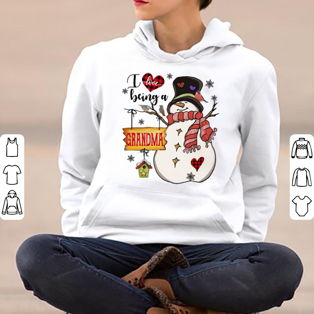 Top Christmas I Love Being A Grandma Snowman shirt 4 - Top Christmas I Love Being A Grandma Snowman shirt