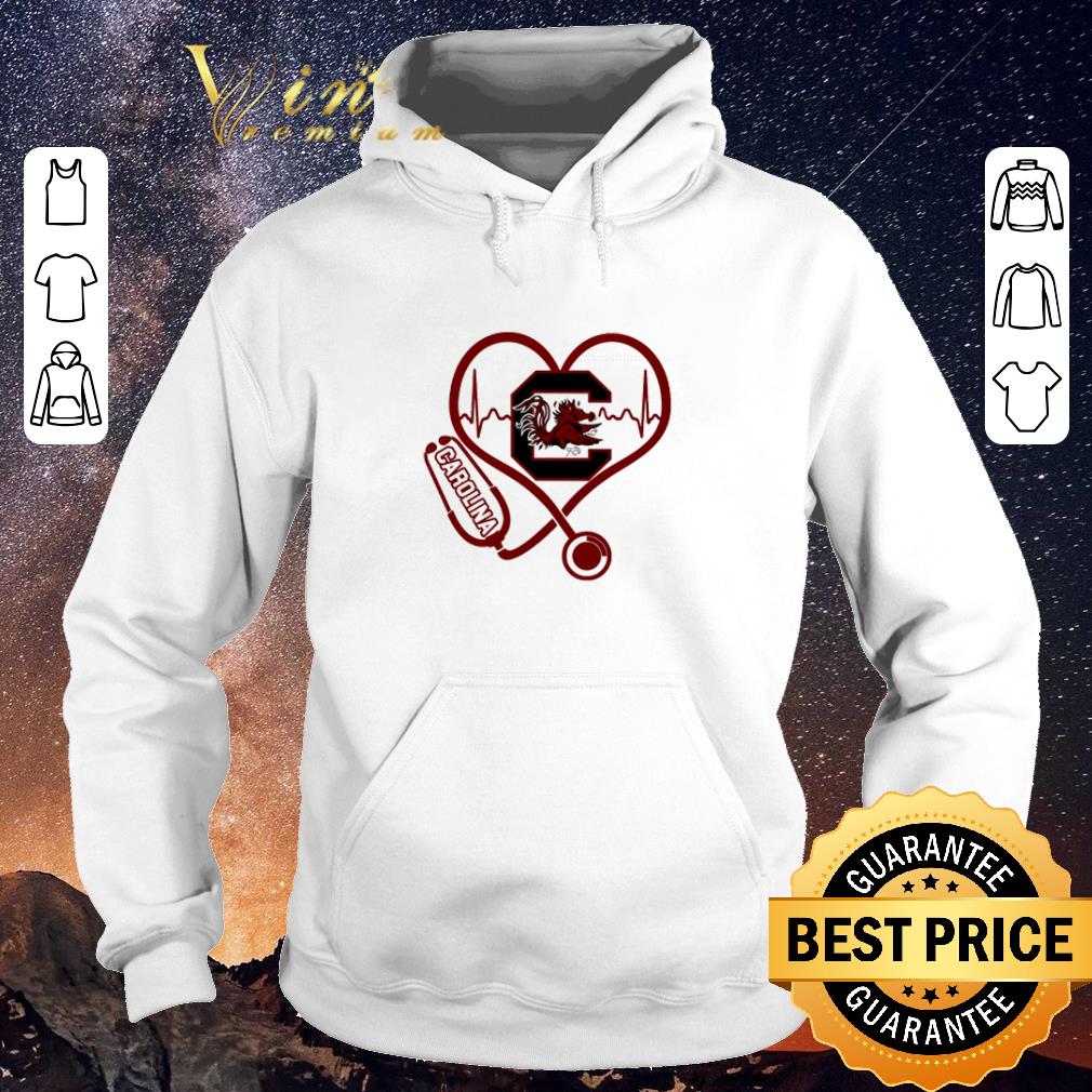 Top Heartbeat love Carolina Gamecocks nurse shirt sweater 4 - Top Heartbeat love Carolina Gamecocks nurse shirt sweater