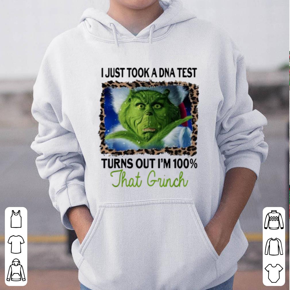 Top I Just Took A DNA Test Turns Out I m 100 That Grinch Christmas shirt 4 - Top I Just Took A DNA Test Turns Out I'm 100% That Grinch Christmas shirt
