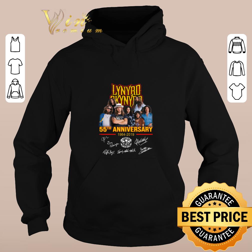Top Lynyrd Skynyrd 55th anniversary 1964 2019 signatures shirt sweater 2019 4 - Top Lynyrd Skynyrd 55th anniversary 1964-2019 signatures shirt sweater 2019