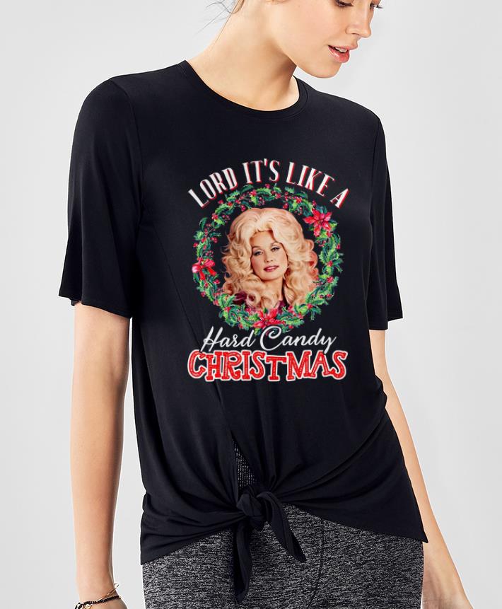 Top Saint Dolly Lord It s Like A Hard Candy Christmas shirt 4 - Top Saint Dolly Lord It’s Like A Hard Candy Christmas shirt