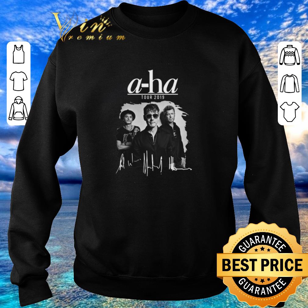 Top Signatures A ha tour 2019 shirt 4 - Top Signatures A-ha tour 2019 shirt