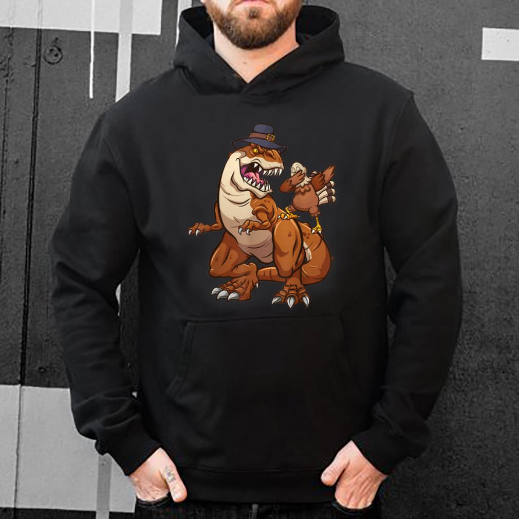Top Thanksgiving T Rex Dinosaur Dabbing Turkey shirt 4 - Top Thanksgiving T-Rex Dinosaur - Dabbing Turkey shirt