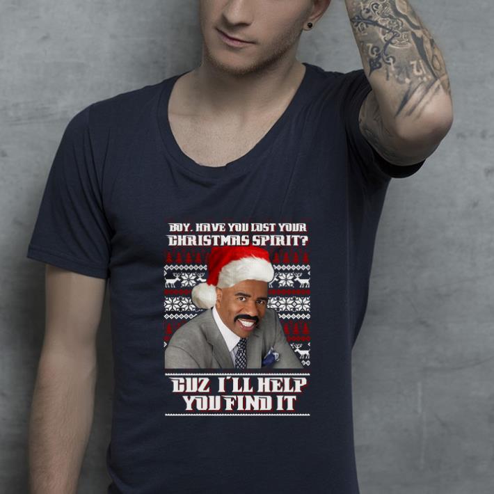 Top Ugly christmas Santa Steve Harvey Boy have you lost your christmas spirit duz I ll help you find it shirt 4 - Top Ugly christmas Santa Steve Harvey Boy have you lost your christmas spirit duz I’ll help you find it shirt