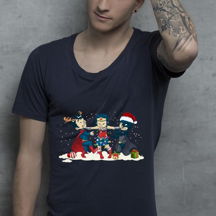 Top Wonder Woman Batman Vs Superman Chibi Christmas shirt 4 - Top Wonder Woman Batman Vs Superman Chibi Christmas shirt