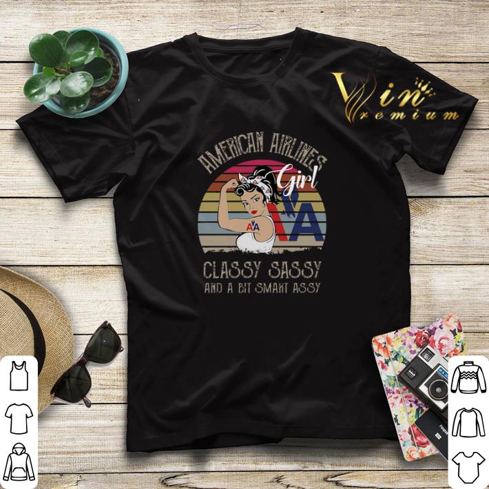 Vintage American Airlines Girl Classy Sassy And A Bit Smart Assy shirt 4 - Vintage American Airlines Girl Classy Sassy And A Bit Smart Assy shirt
