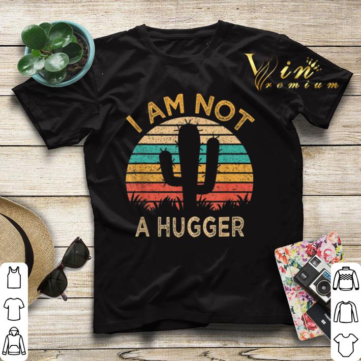 Vintage I Am Not A Hugger Cactus shirt 4 - Vintage I Am Not A Hugger Cactus shirt
