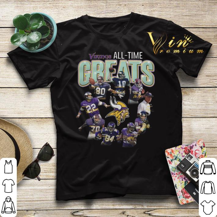 signatures Minnesota Vikings all time greats shirt 4 - signatures Minnesota Vikings all-time greats shirt