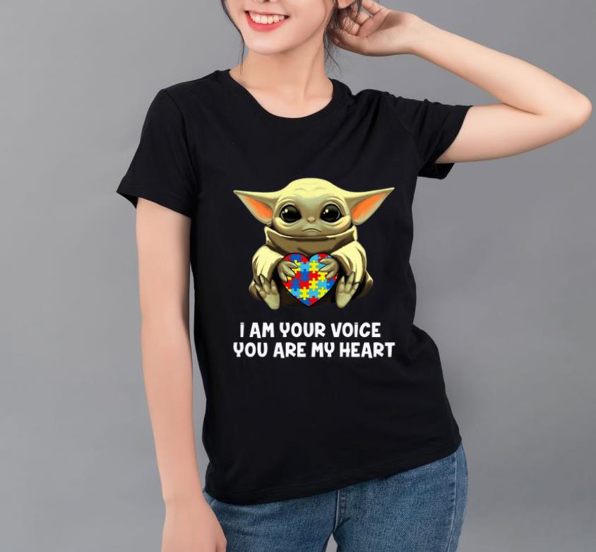 Awesome Baby Yoda Hug Autism I Am Voice You Are My Heart shirt 4 - Awesome Baby Yoda Hug Autism I Am Voice You Are My Heart shirt
