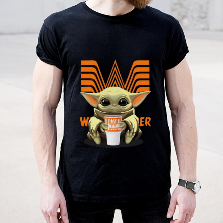 Awesome Baby Yoda Hug Whataburger shirt 4 - Awesome Baby Yoda Hug Whataburger shirt