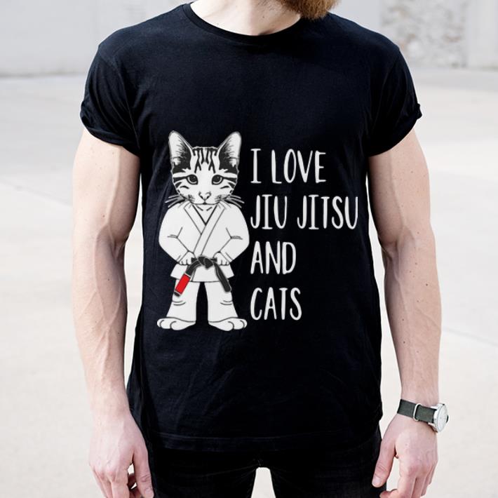 Awesome Cat Lovers I Love Jiu Jitsu And Cats shirt 4 - Awesome Cat Lovers I Love Jiu Jitsu And Cats shirt
