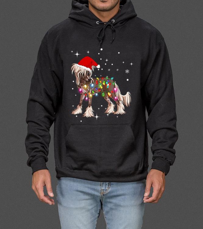Awesome Christmas Lights Chinese Crested Dog sweater 4 - Awesome Christmas Lights Chinese Crested Dog sweater