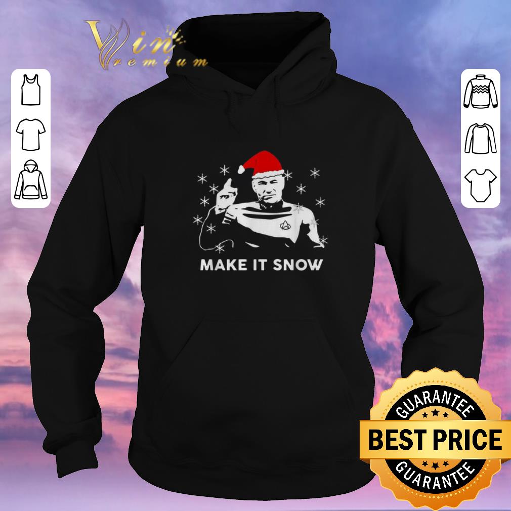 Awesome Christmas Star Trek Santa make it snow shirt 4 - Awesome Christmas Star Trek Santa make it snow shirt