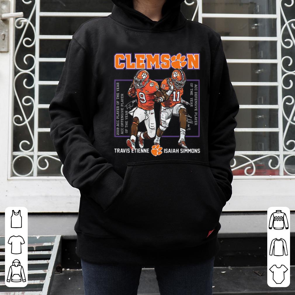 Awesome Clemson Tigers Travis Etienne Isaiah Simmons Signatures shirt 4 - Awesome Clemson Tigers Travis Etienne Isaiah Simmons Signatures shirt