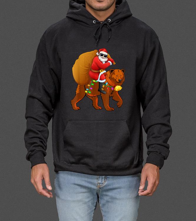 Awesome Funny Santa Claus Riding Bear Christmas Gifts Boys Men Xmas sweater 4 - Awesome Funny Santa Claus Riding Bear Christmas Gifts Boys Men Xmas sweater