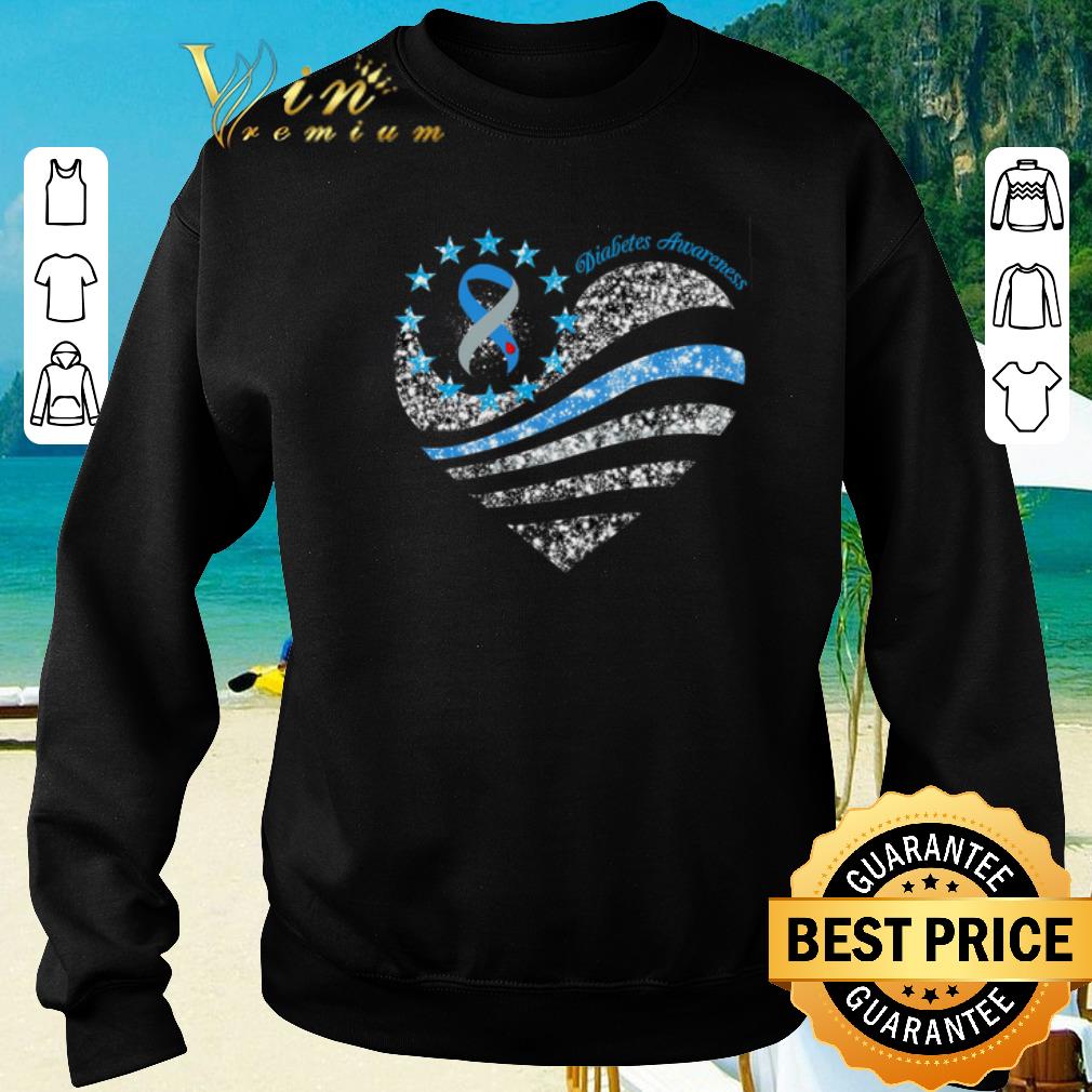 Awesome Glitter Diabetes Awareness Betsy Ross heart shirt 2020 Awesome Glitter Diabetes Awareness Betsy Ross heart shirt 2020 4 - Awesome Glitter Diabetes Awareness Betsy Ross heart shirt 2020