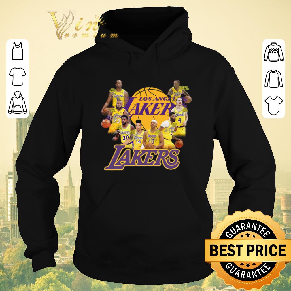 Awesome Los Angeles Lakers team players all signature shirt sweater 4 - Awesome Los Angeles Lakers team players all signature shirt sweater