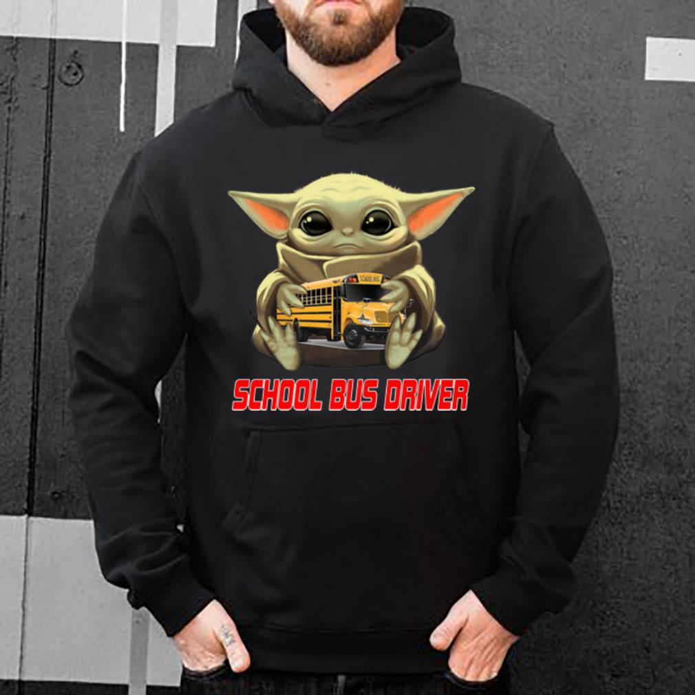 Awesome Star Wars Baby Yoda Hug School Bus Driver shirt 4 - Awesome Star Wars Baby Yoda Hug School Bus Driver shirt