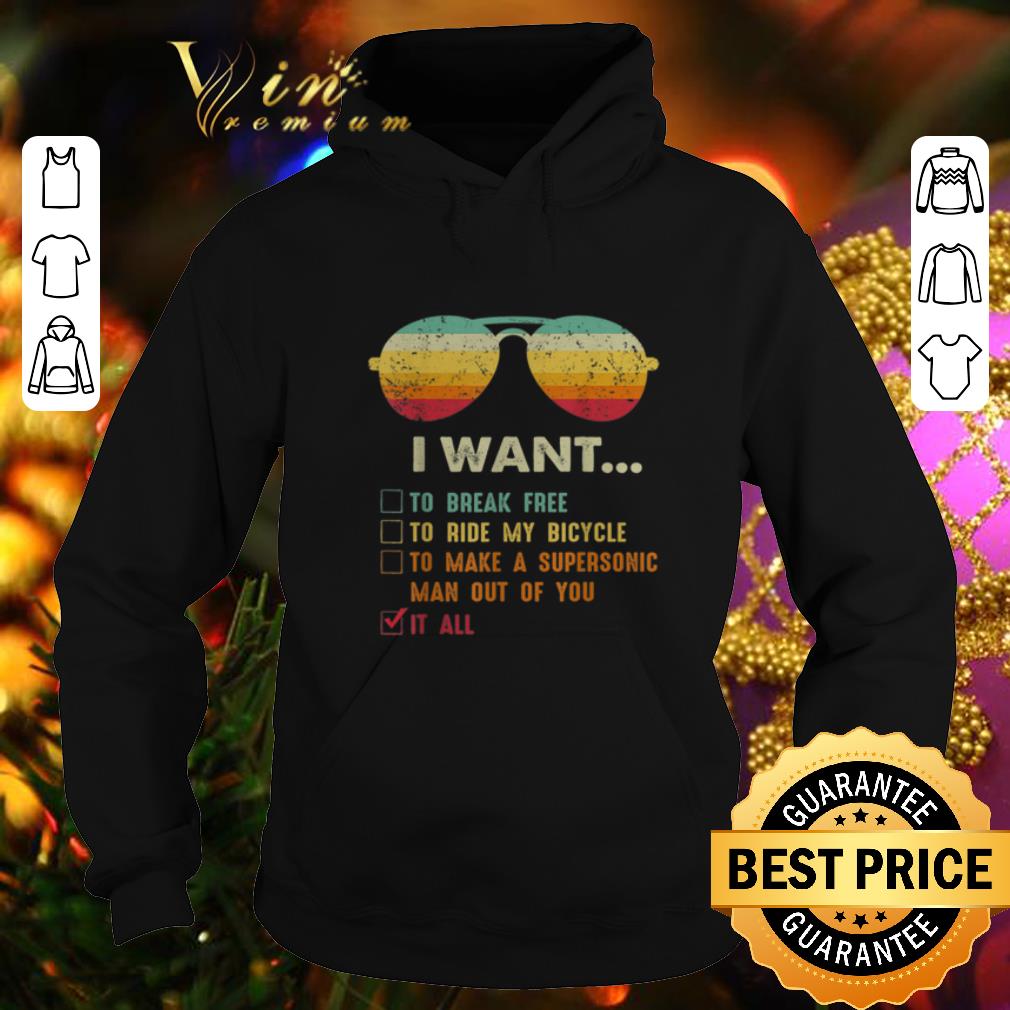 Awesome Sunglass i want to break free to ride my bicycle it all vintage shirt 4 - Awesome Sunglass i want to break free to ride my bicycle it all vintage shirt