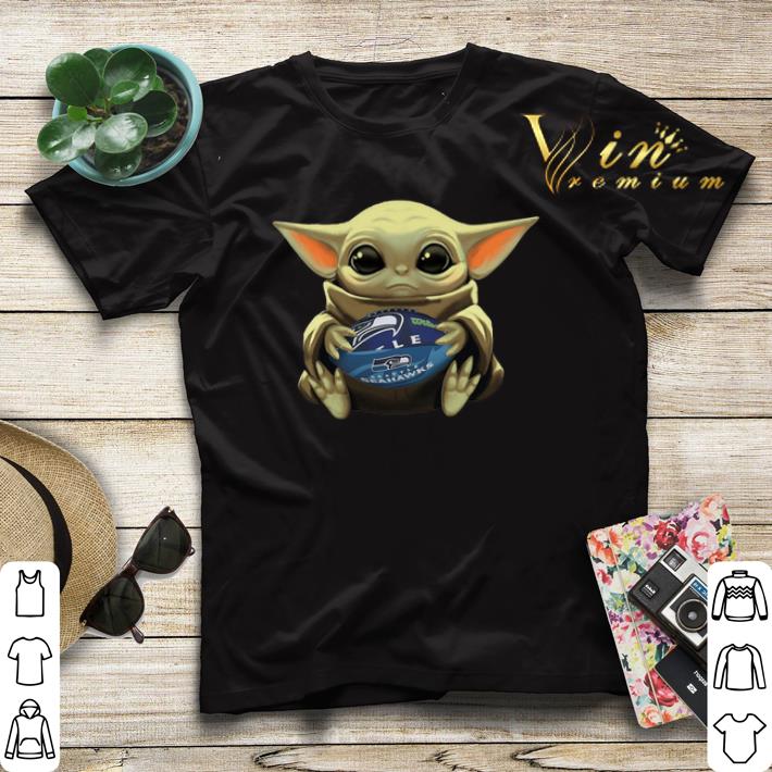 Baby Yoda Hug Seattle Seahawks shirt sweater 4 - Baby Yoda Hug Seattle Seahawks shirt sweater