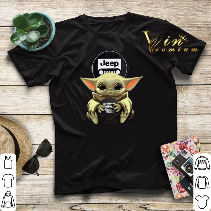 Baby Yoda hug Logo Jeep Circular shirt sweater Baby Yoda hug Logo Jeep Circular shirt sweater 4 - Baby Yoda hug Logo Jeep Circular shirt sweater