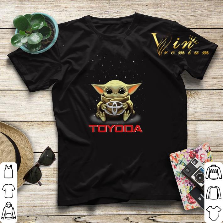 Baby Yoda hug Toyoda Toyota shirt sweater 4 - Baby Yoda hug Toyoda Toyota shirt sweater
