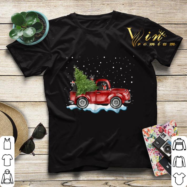 Christmas Boston Terrier Truck shirt Christmas Boston Terrier Truck shirt 4 - Christmas Boston Terrier Truck shirt