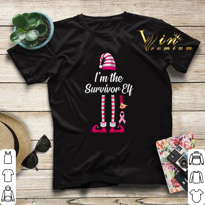 Elf I m the survivor ey Breast Cancer Awareness shirt sweater 4 - Elf I'm the survivor ey Breast Cancer Awareness shirt sweater